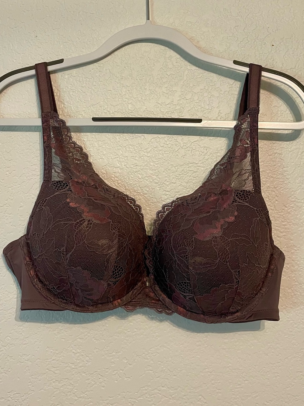 Torrid Curve Padded Lace Underwire Bra in Plum/Purple
